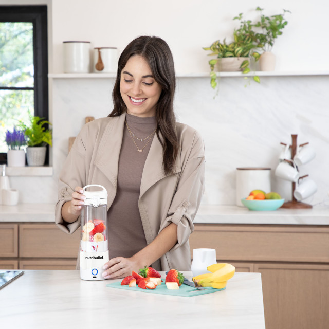 Nutribullet Portable Cordless Blender, 100W - White