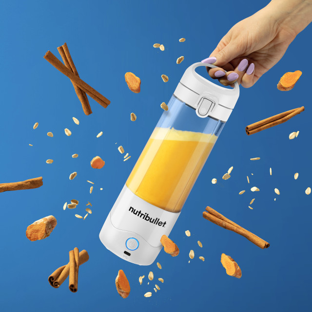 Nutribullet Portable Cordless Blender, 100W - White