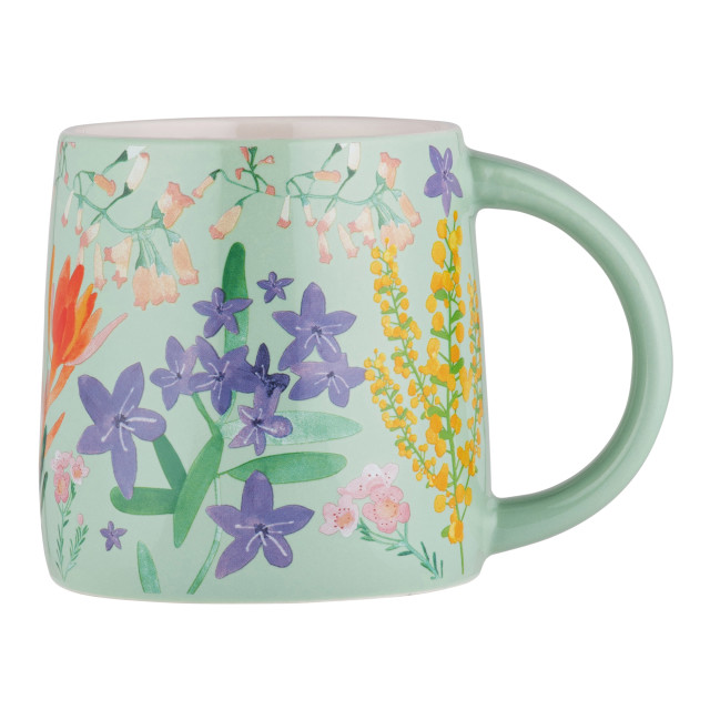 Maxwell & Williams Garland Mug, 370ml - Green angle