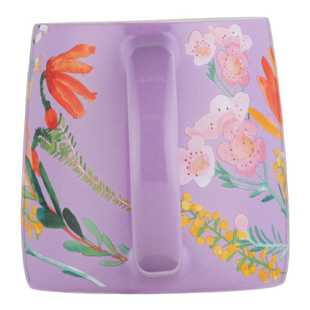 Maxwell & Williams Garland Mug, 370ml - Lilac angle