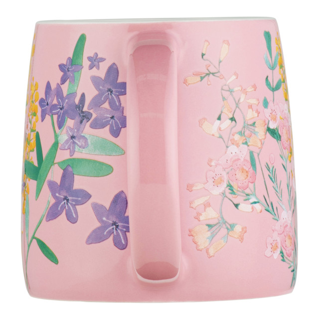 Maxwell & Williams Garland Mug, 370ml - Pink angle