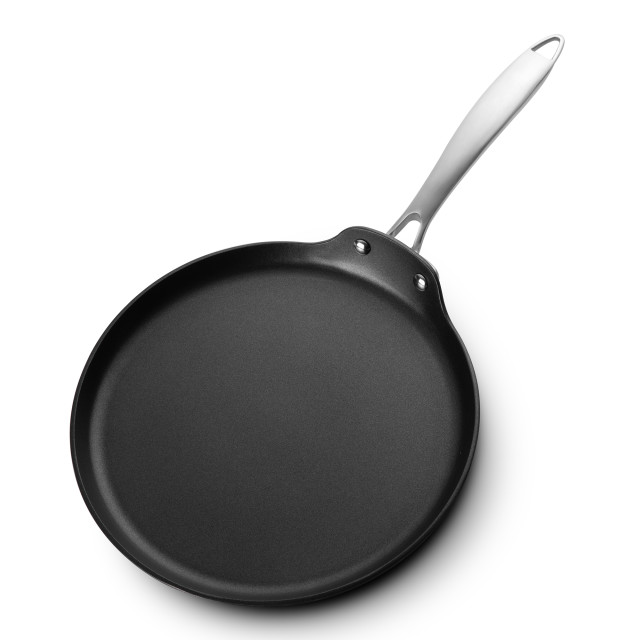 Sagenwolf Titan Lite Non-Stick Crepe Pan, 26cm - Black angle