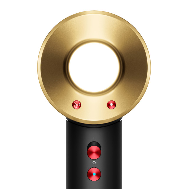 Dyson HD07 Nickel/Copper Supersonic Hair Dryer - Onyx/Gold detail