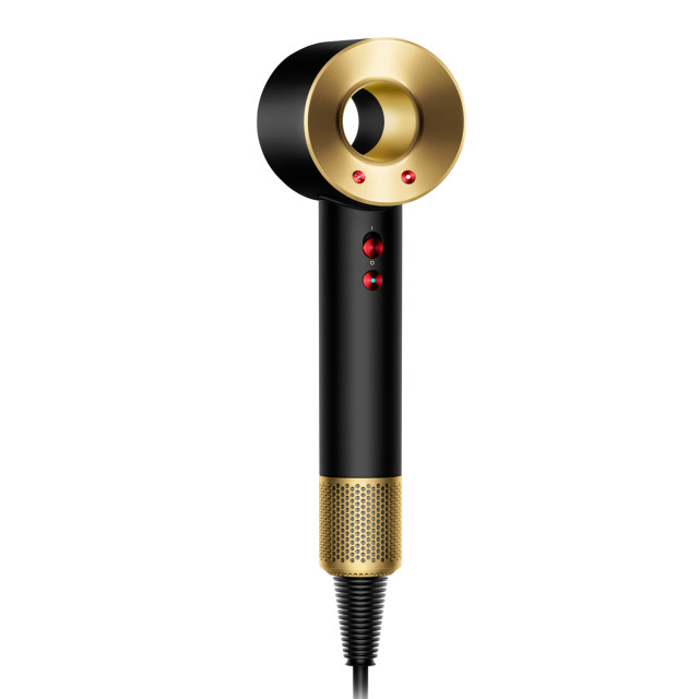 Dyson HD07 Nickel/Copper Supersonic Hair Dryer - Onyx/Gold angle