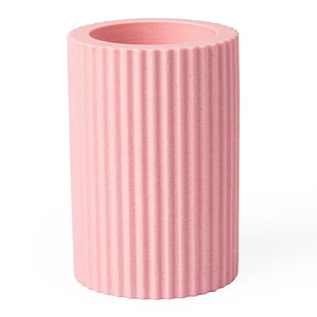 Alkaline Medium Ribbed Candle Holder - Confetti