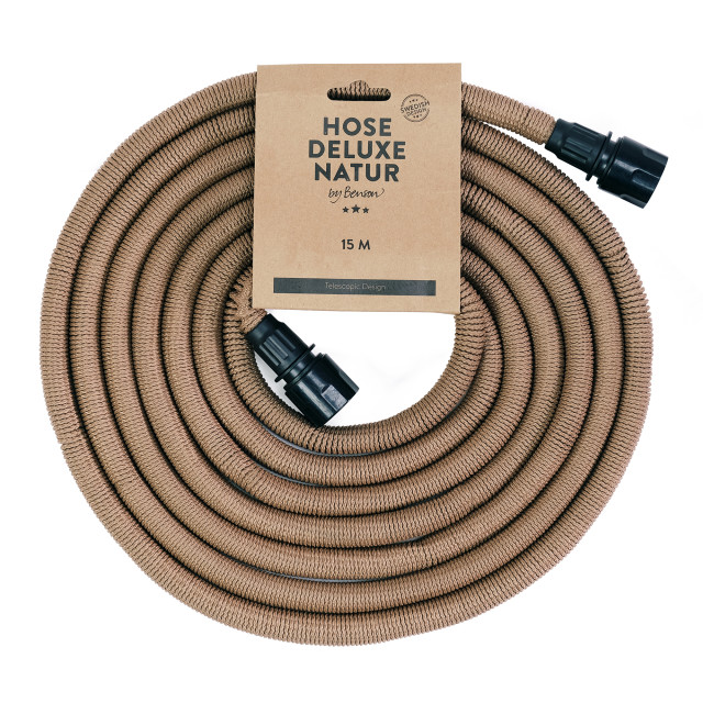 By Benson Deluxe Hose, 15m - Sand