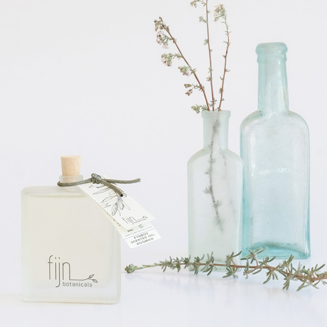 Fijn Botanicals Kogman Fynbos Scented Oil, 50ml with decorative bottles