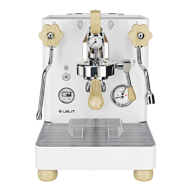 Lelit Bianca V3 PL162T PID Flow Control Espresso Machine - White angle