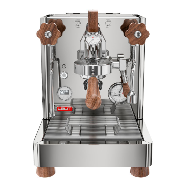 Lelit Bianca V3 PL162T Stainless Steel PID Flow Control Espresso Machine angle