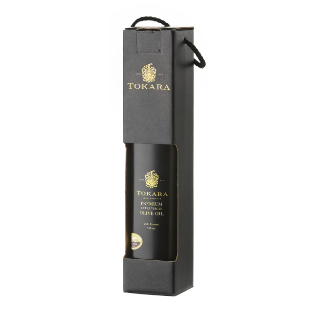 Tokara Premium Extra Virgin Olive Oil in Gift Box, 500ml packaging