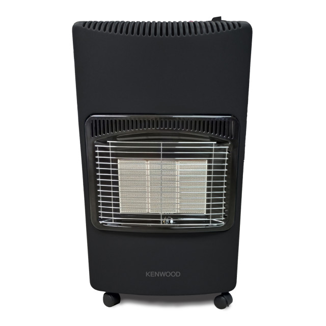 Kenwood 3 Panel Gas Heater, GHM20.000BK angle