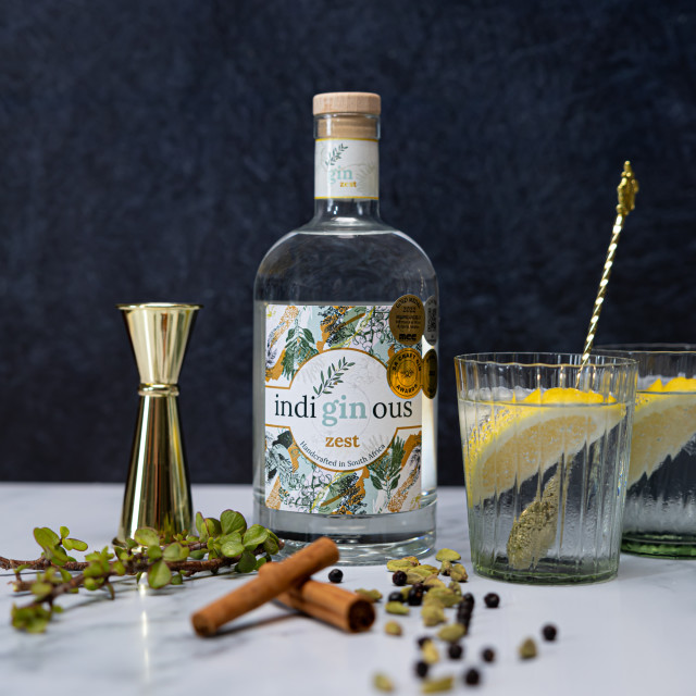 IndiGINous Zest Gin, 750ml - Lifestyle