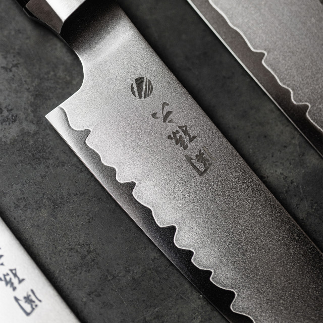 Kai Shun Seki Magoroku Kaname Kiritsuke Knife, 19.5cm Detail of knife blade Lifestyle