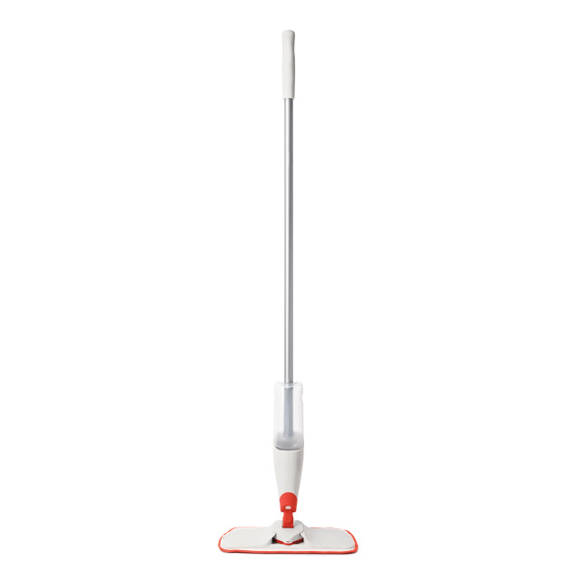 OXO Good Grips Microfiber Spray Mop with Slide-Out Scrubber Front View 