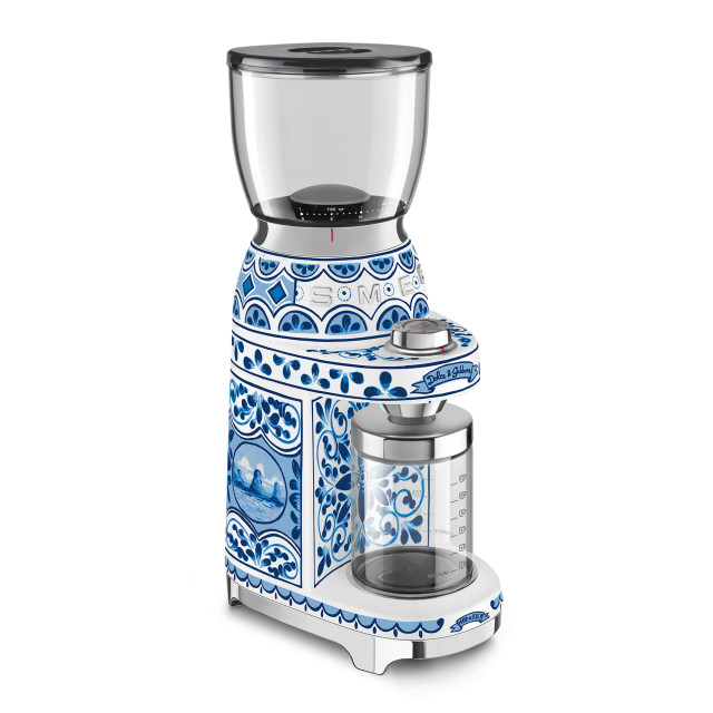 Smeg Blu Mediterraneo Dolce & Gabbana Burr Coffee Grinder