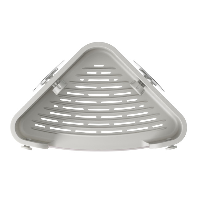 Umbra Flex Adhesive Corner Shower Caddy - Grey Top View