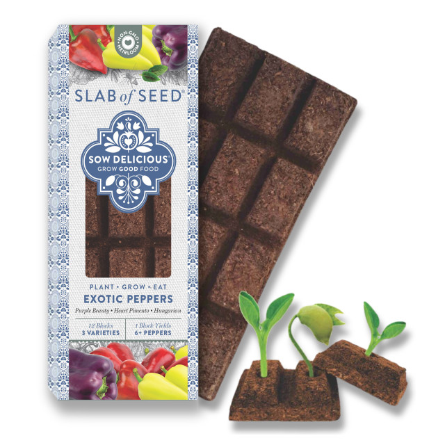 Sow Delicious Slab of Seed Gourmet Peppers