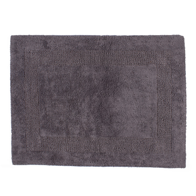 Thread Office Reversible Bathmat, 60cm x 80cm - Grey