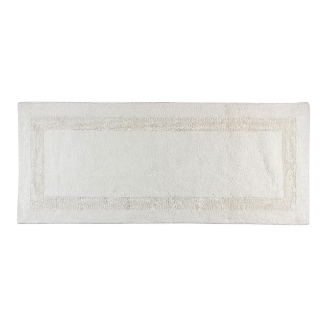 Thread Office Reversible Bathmat, 60cm x 140cm - White