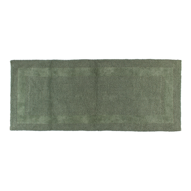 Thread Office Reversible Bathmat, 60cm x 140cm - Green
