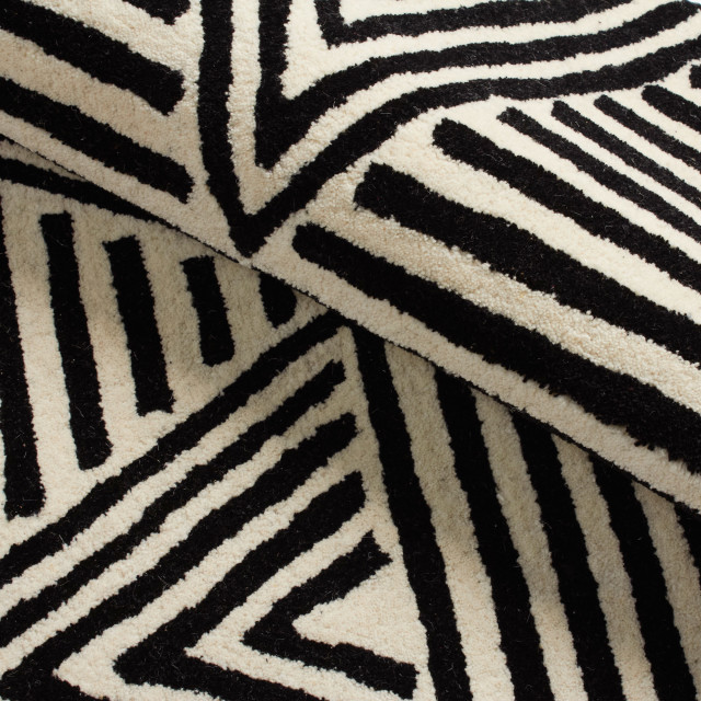 Thread Office Tri Plush Wool Rug, 160cm x 230cm