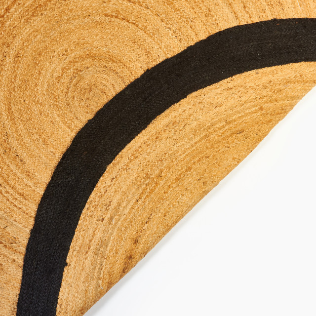 Thread Office Round Woven Jute Rug, 200cm
