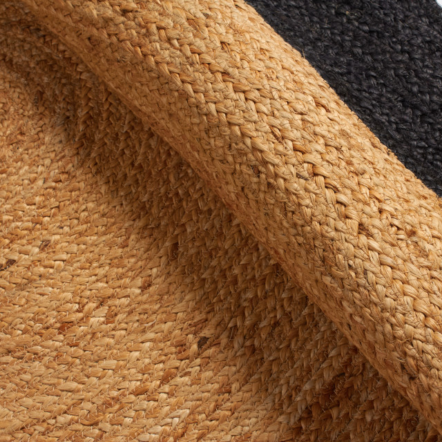 Thread Office Round Woven Jute Rug, 200cm
