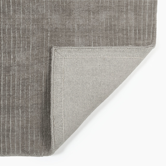 Thread Office Plush Grid Rug, 160cm x 230cm - Grey