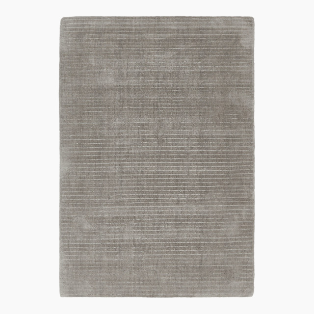 Thread Office Plush Grid Rug, 160cm x 230cm - Grey