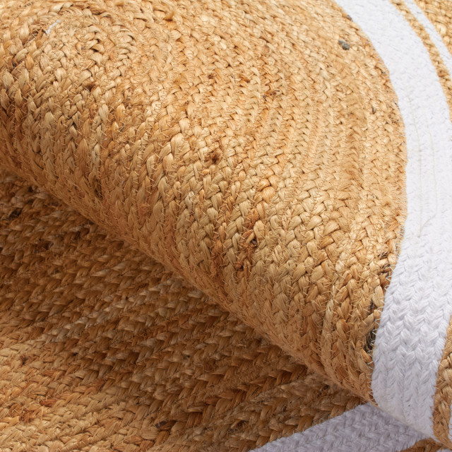 Thread Office Oval Braided Jute Runner, 80cm x 200cm