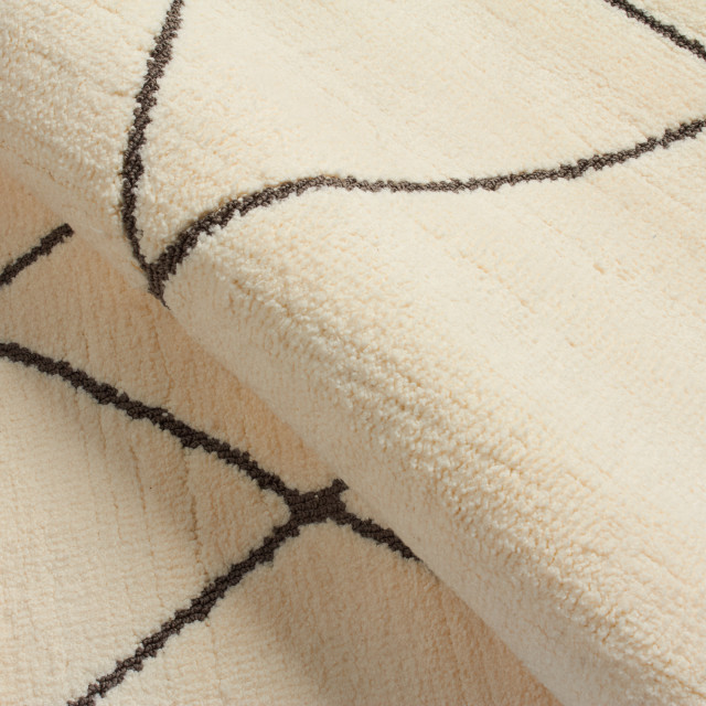 Thread Office Hilo Crosslines Plush Rug, 160cm x 230cm