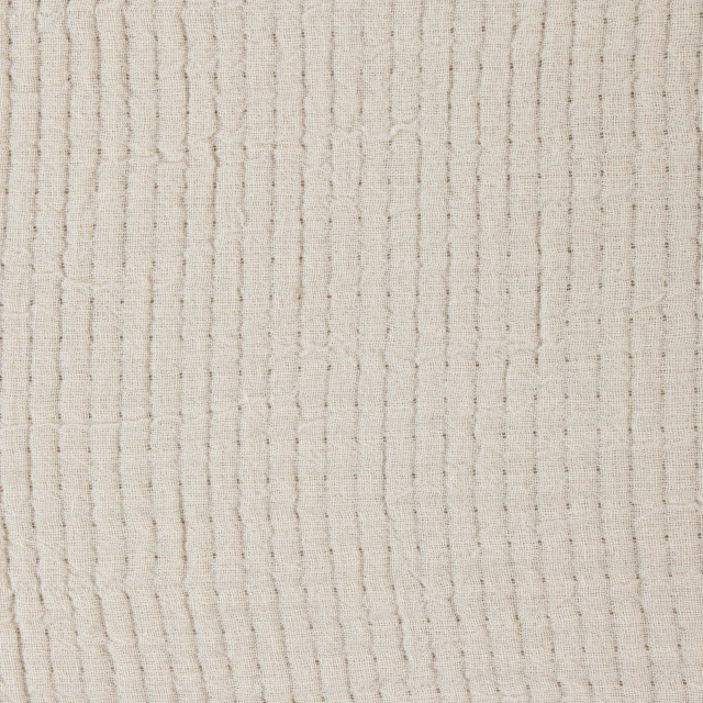 Thread Office Natural Reversible Woven Fringe Throw texture close up
