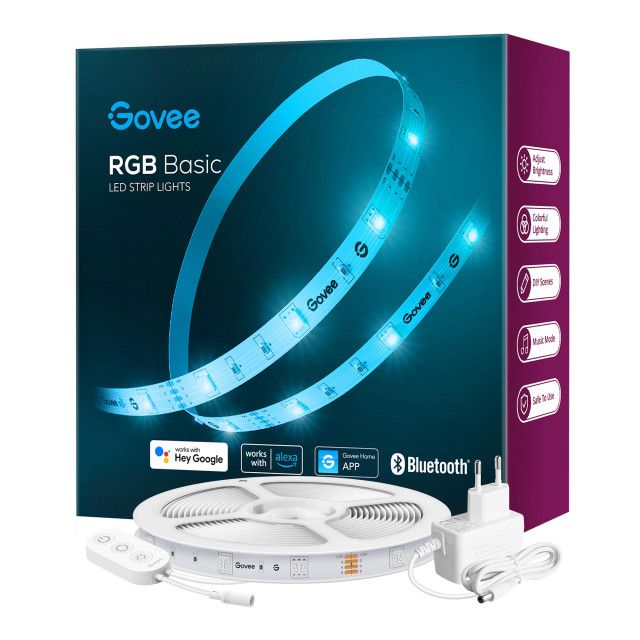 Govee Smart RGB WiFi LED Strip, 5m