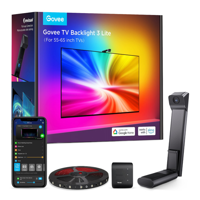 Govee TV Backlight 3 Lite for 55-65 inch TV - 75-85 inch TV