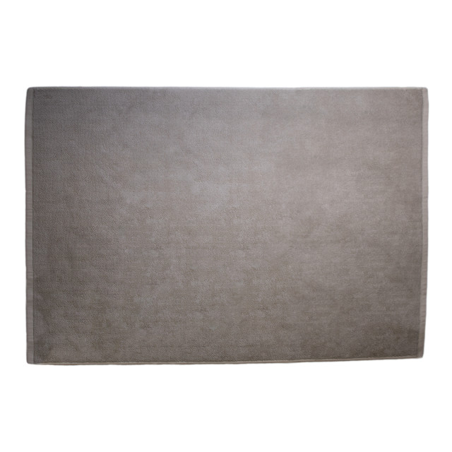 Terry Lustre Plain Bath Mat, 60cm x 85cm - Stone