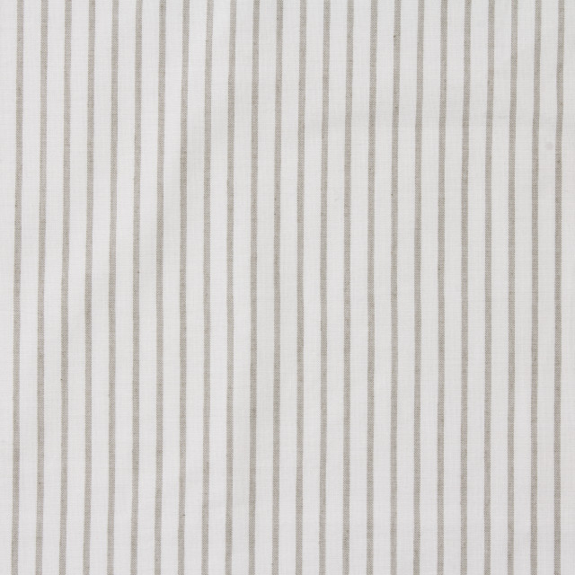 Thread Office Taupe Cotton Stripe Duvet Cover Set close up