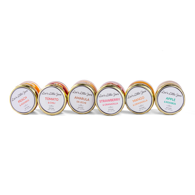 Leos Little Jars South African Jams Gift Box, Set of 6 angle