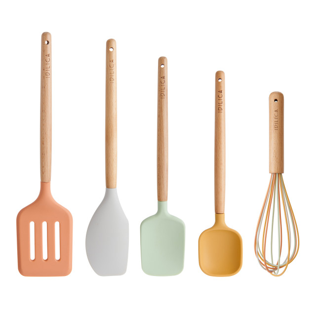KitchenCraft Idilica Silicone Tool Set, Set of 5