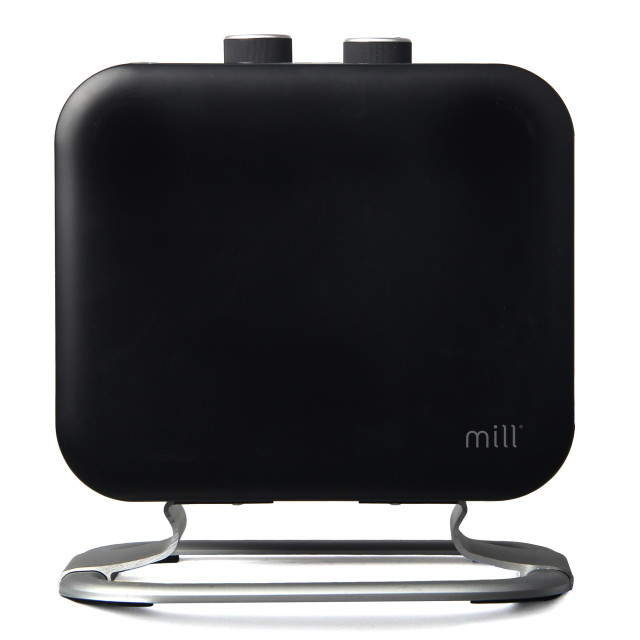 Mill Compact PTC Fan Heater, 1800W - Black angle