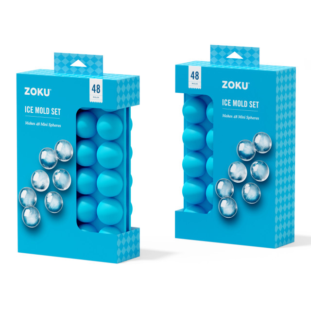 Zoku Mini Sphere Ice Trays, Set of 2 packaging