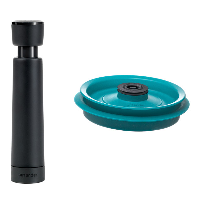 Airtender Vacuum Lid and Pump Set for Clip Top Jar