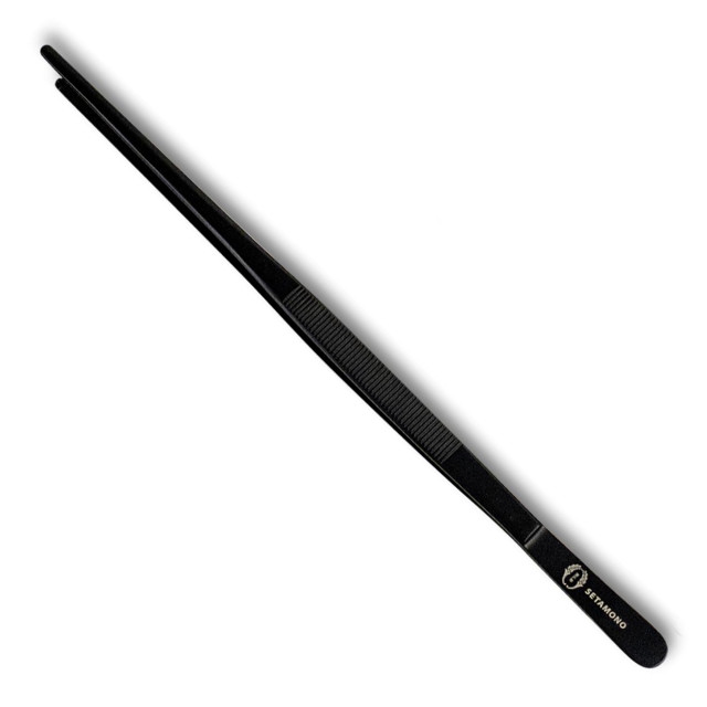 Grills of Japan Grill Tongs, 30cm - Black angle