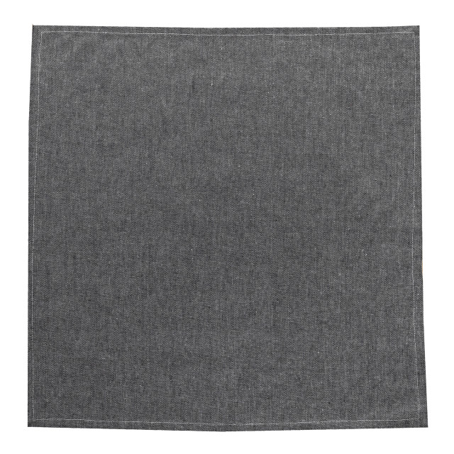 Linen House Revana Chambray Napkins, Set of 4 - Black angle