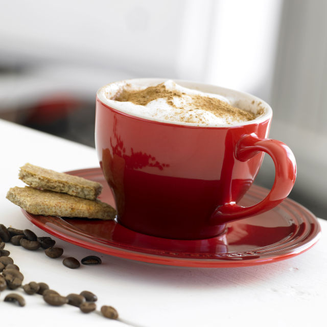 Le Creuset Cappuccino Cup and Saucer, Set of 2