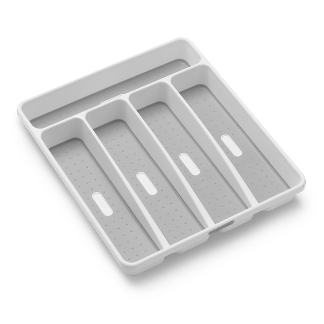 Madesmart Classic Antimicrobial Medium Cutlery Tray - White