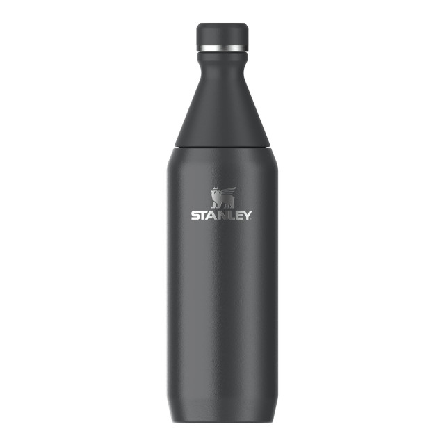 Stanley The All Day Slim Bottle, 600ml - Black Gloss