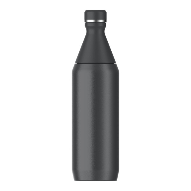 Stanley The All Day Slim Bottle, 600ml - Black Gloss Back View