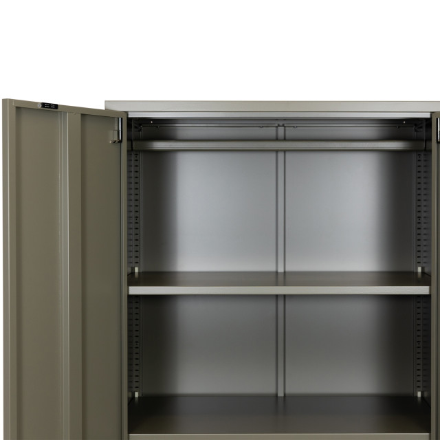 Popstrukt Bon Bon Double Locker - Moss Grey detail