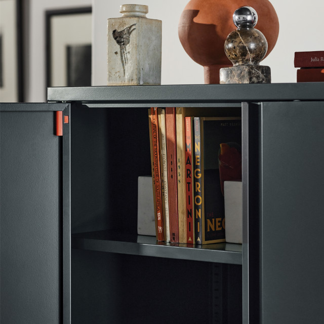 Popstrukt Bon Bon Double Locker - Dark Flint