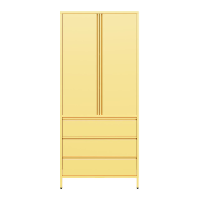 Popstrukt Bon Bon Double Locker - Butter Yellow